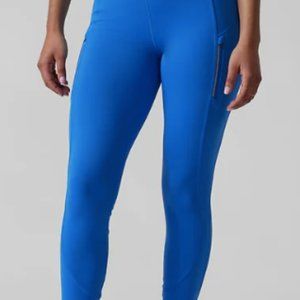 Athleta Blue High Waisted Rainier Leggings